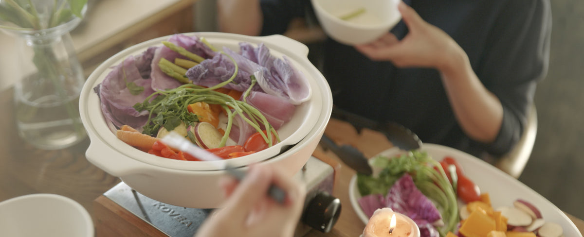 [KAKOMI Rezept] Gedünstetes Gemüse und Bagna Cauda Sauce