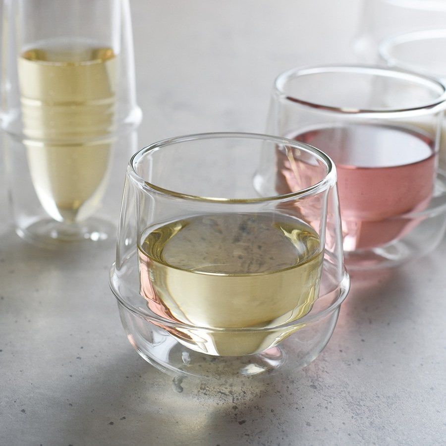 Kinto KRONOS Champagnerglas, 160 ml, clear