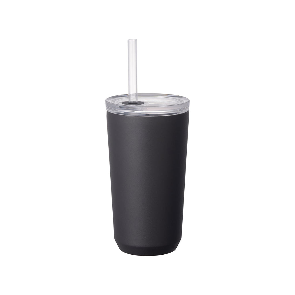 Kinto TO GO TUMBLER mit Strohhalm black