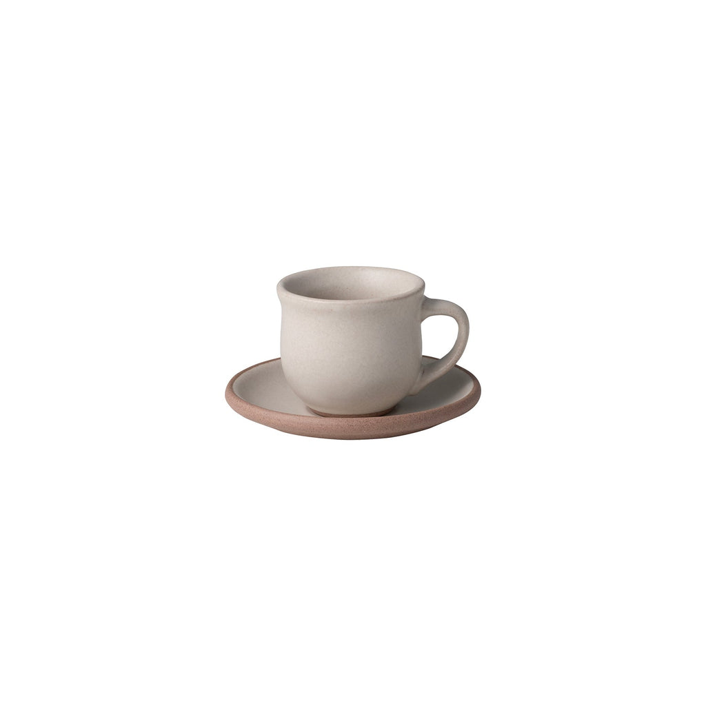 Kinto MUI mit Untertasse, 90 ml, sand beige