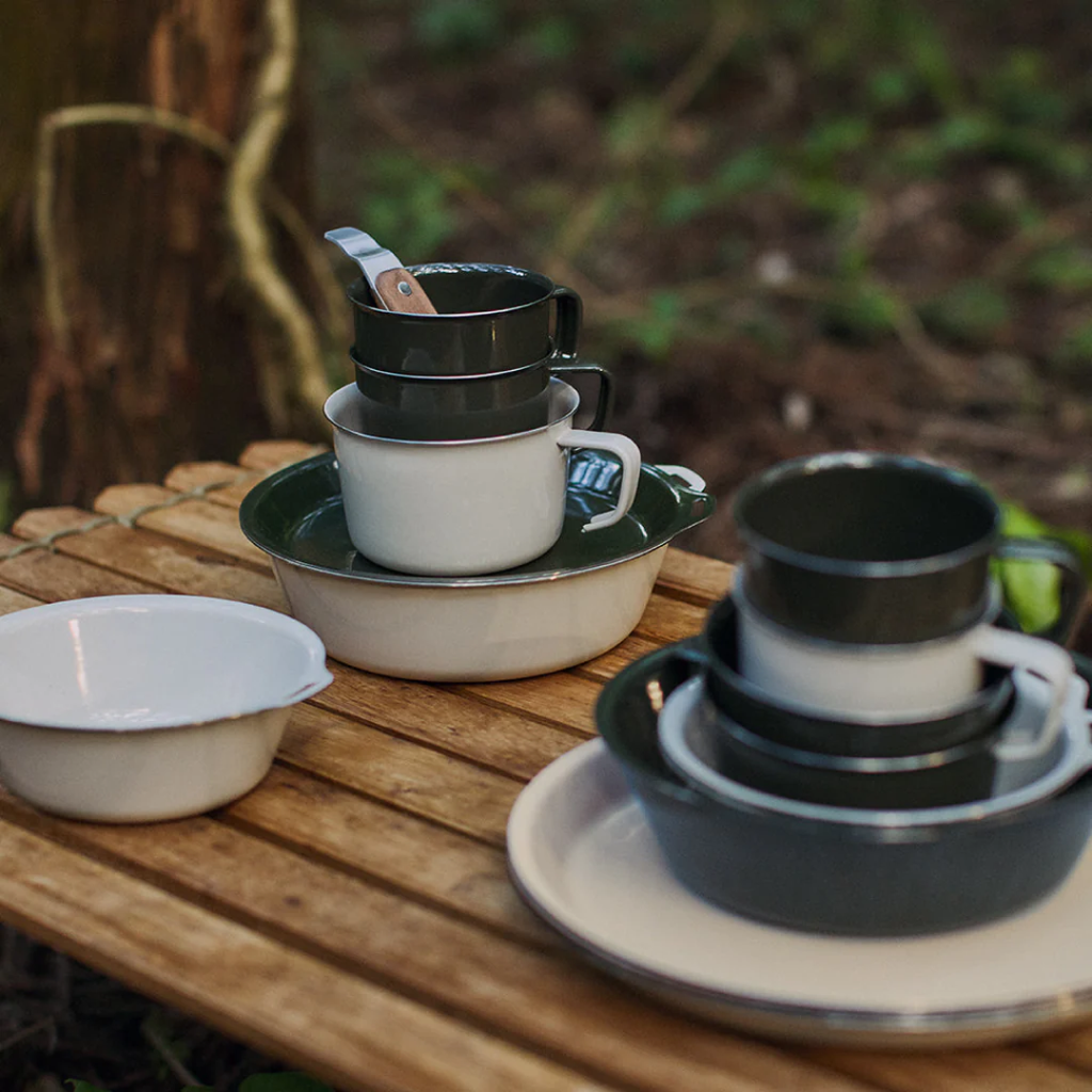 Kinto FORIS wide mug 400ml ash green 5