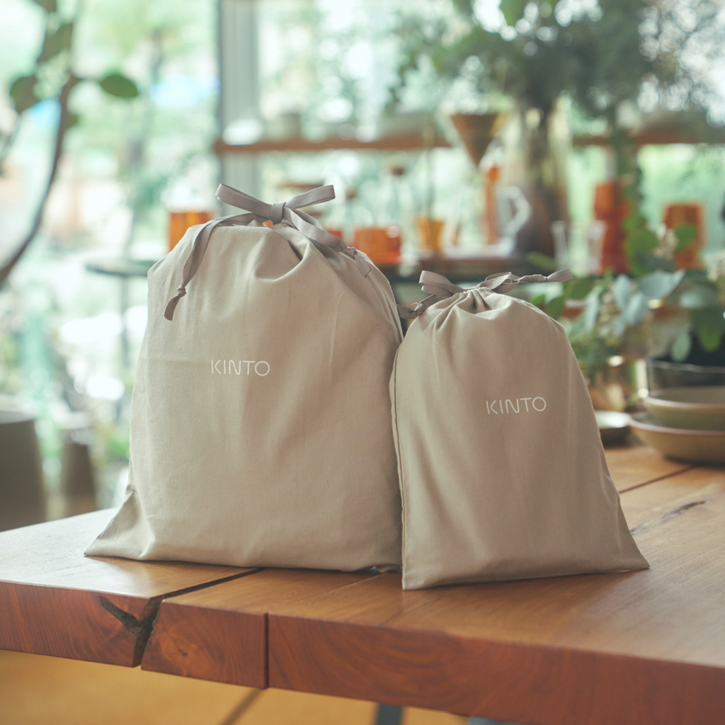 Kinto KINTO gift bag 200x280mm cotton grey 2