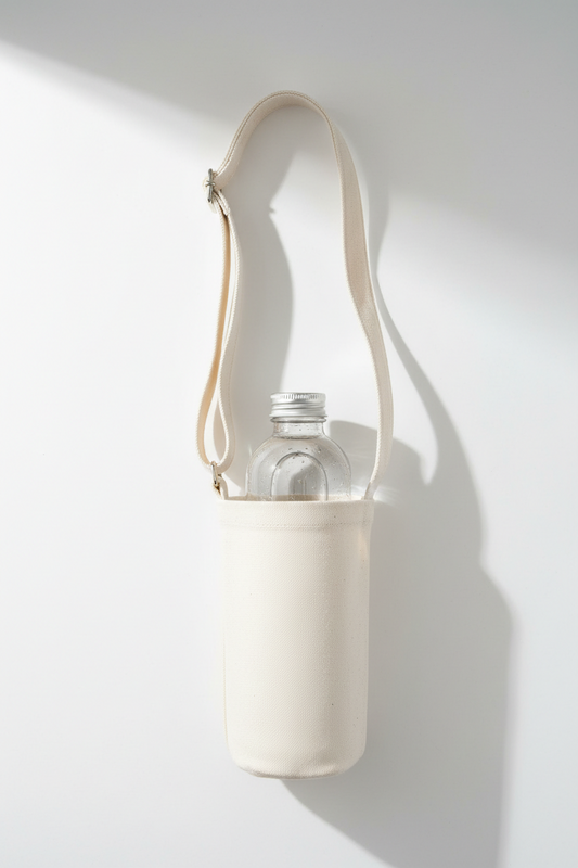 FUTO Flaschen-Umhängetasche + „ WATER BOTTLE “ 500 ml