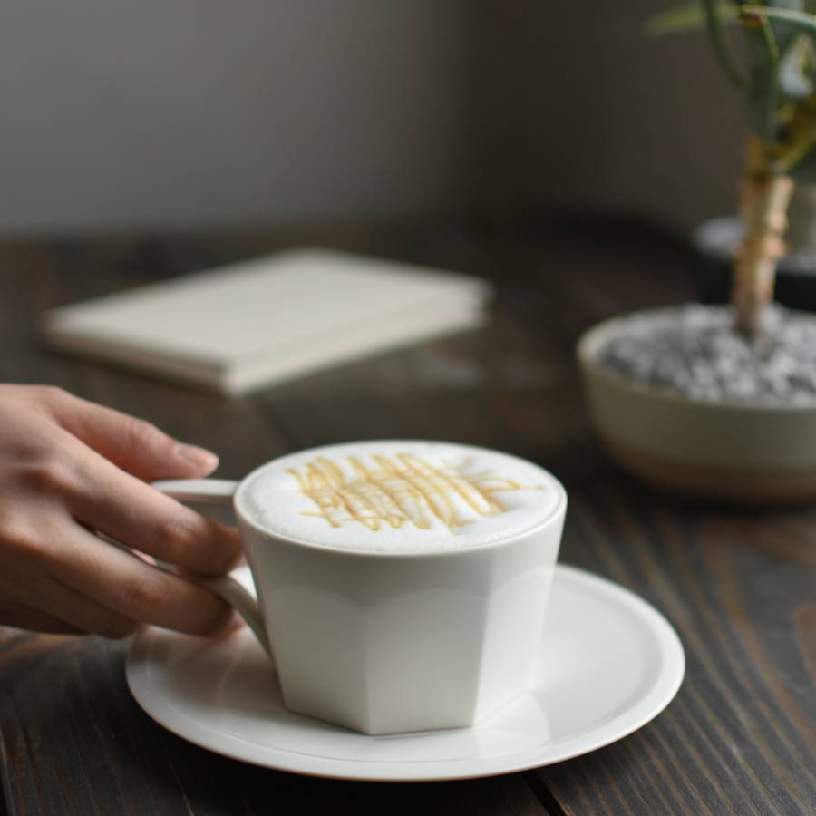 KINTO OCT TASSE & UNTERTASSE 300ML BLACK