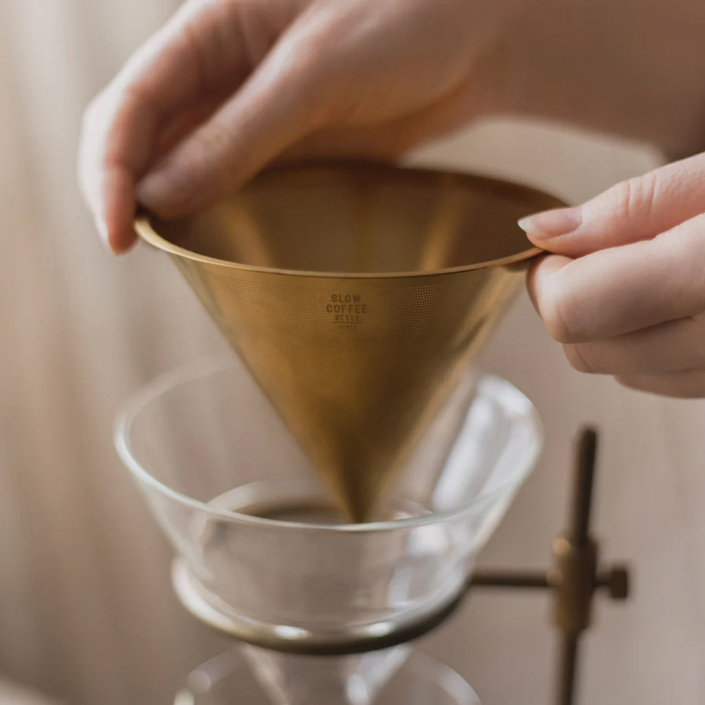 Kinto SCS-S02 Filterhalter , 4 Tassen, brown