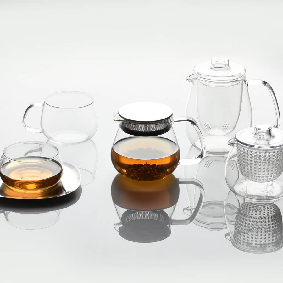 Kinto UNITEA & Untertasse 350 ml Edelstahl Edelstahl 2