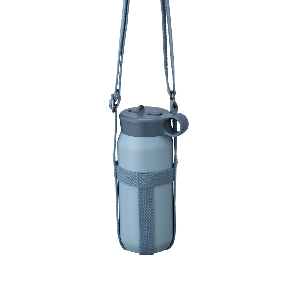 KINTO PLAY TUMBLER 480ML WITH STRAP SET ASH BLUE