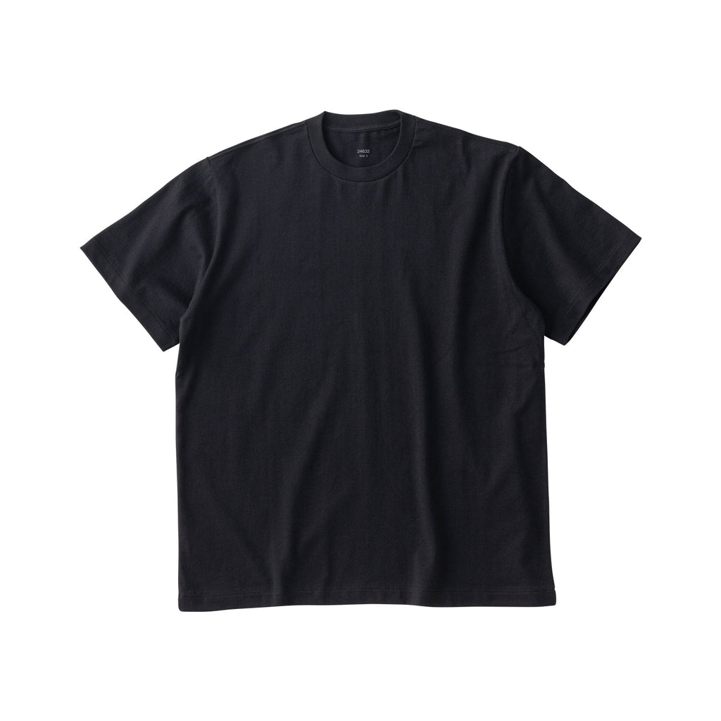 T-shirt à manches courtesloopwheel Kinto FUTO , noir, taille L, 0