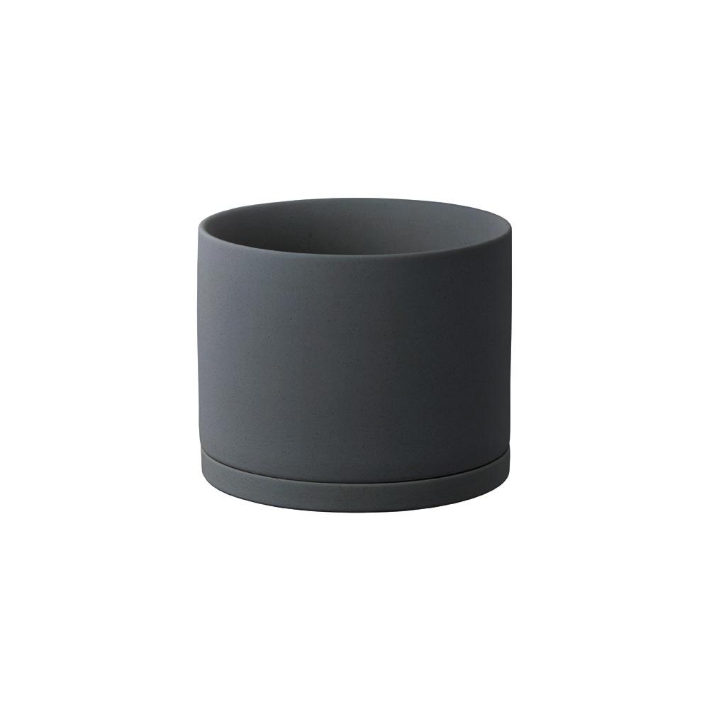 Kinto PLANT POT 191_ 135 mm dark gray