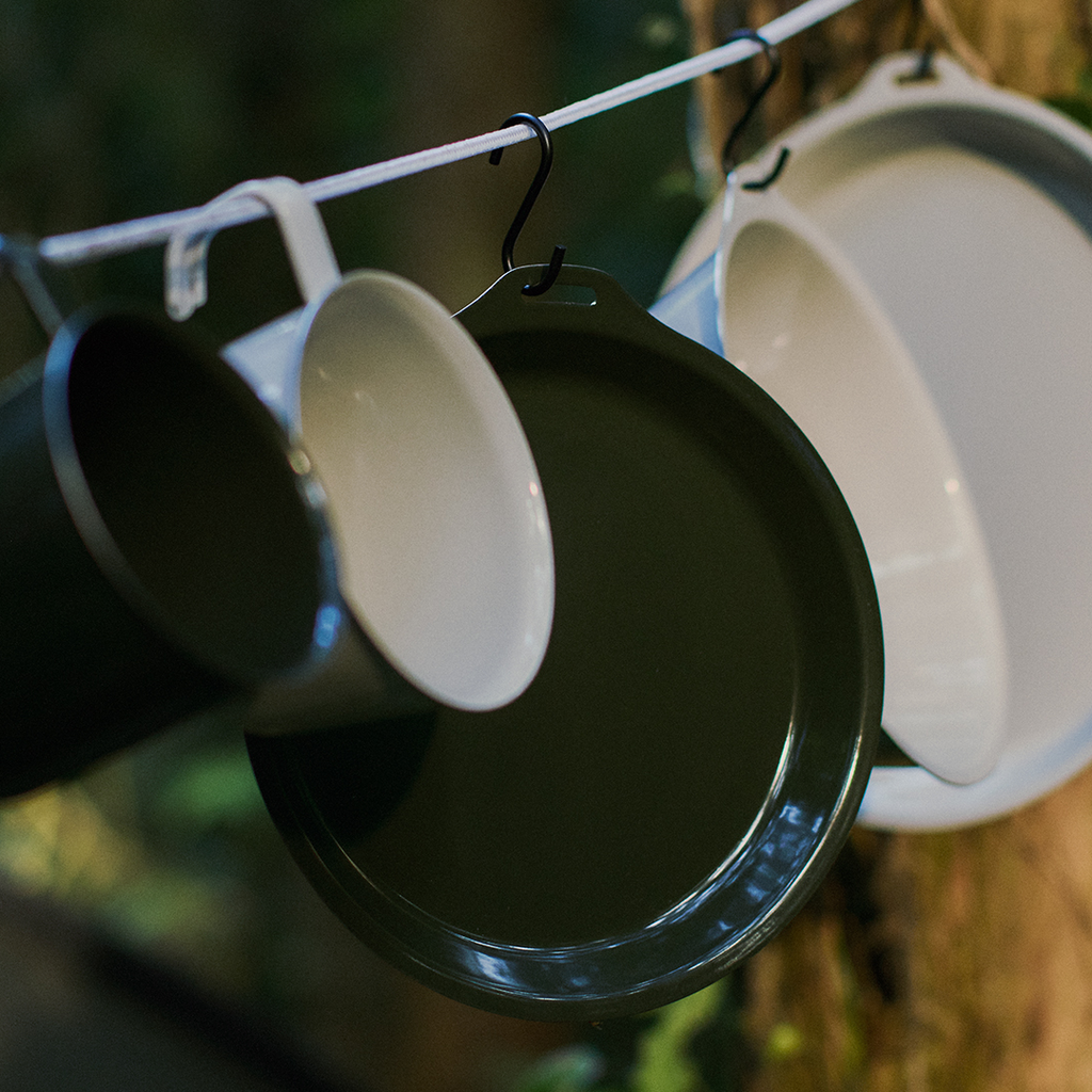 Kinto FORIS plate 260mm ash green 3