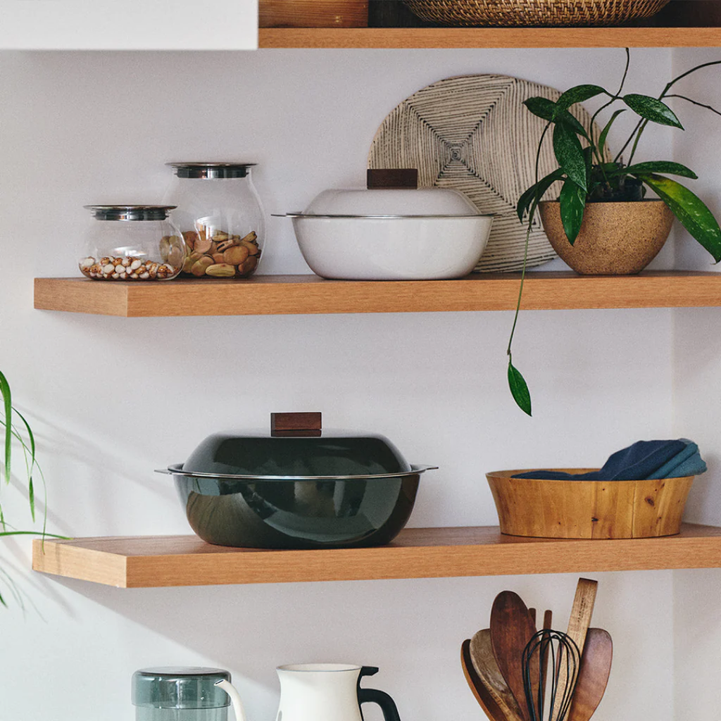 Kinto KAKOMI casserole émaillée 2L sand beige