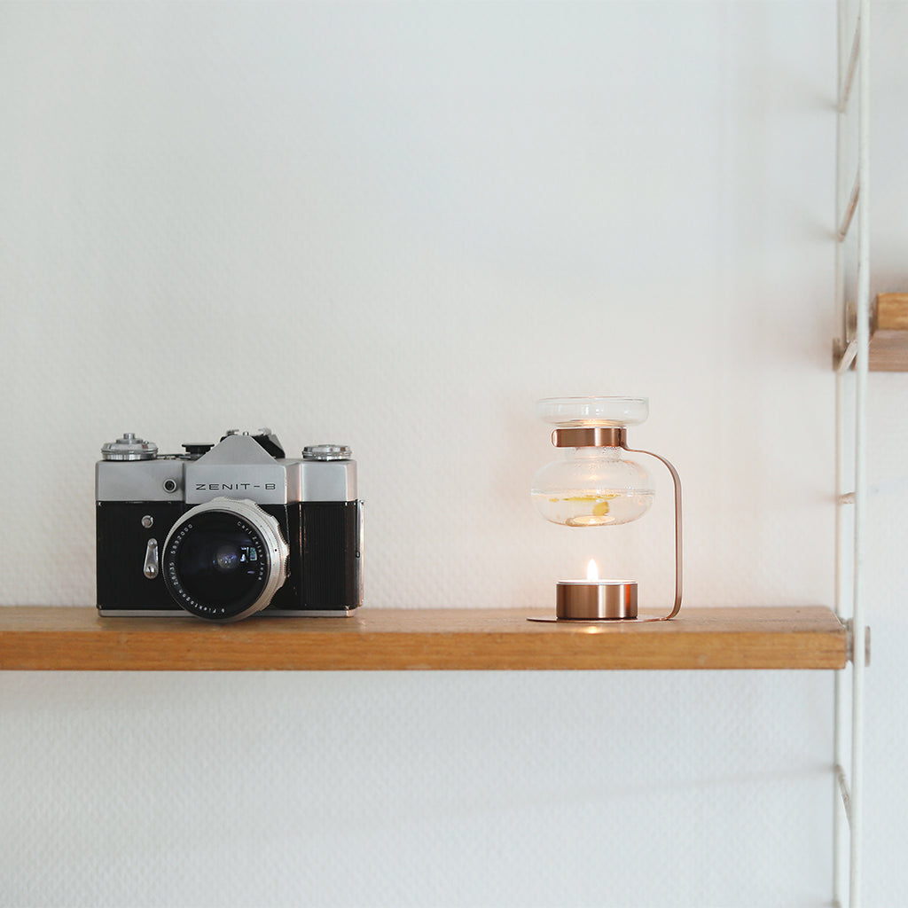 Kinto AROMA OIL WARMER copper 3