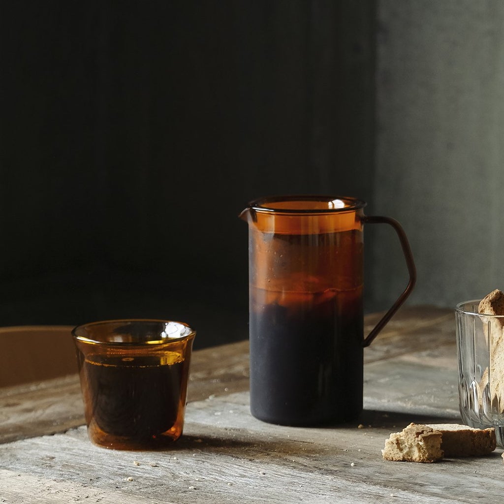 Kinto CAST AMBER double wall glass 250ml amber 2