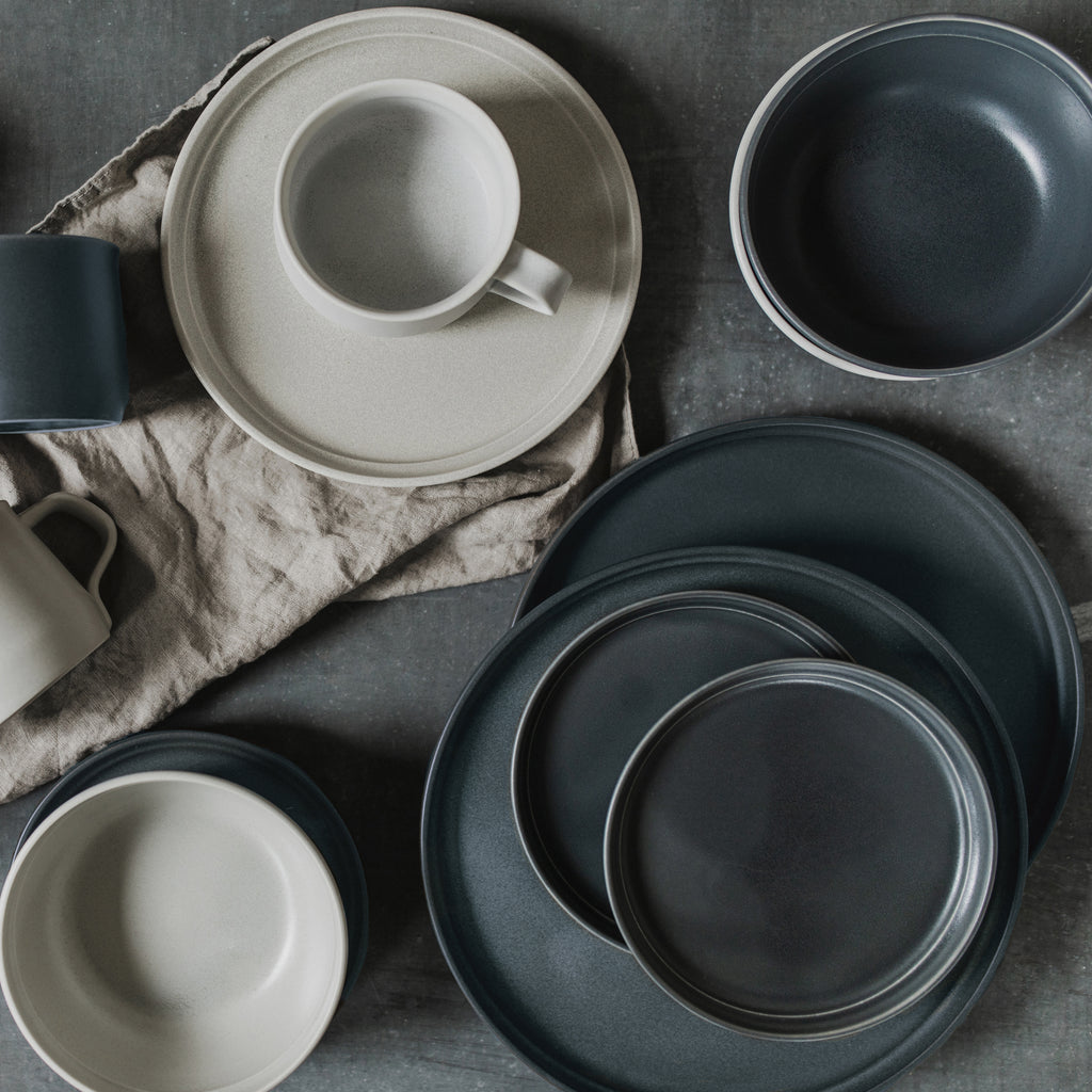 Kinto FOG assiette  white cendre white