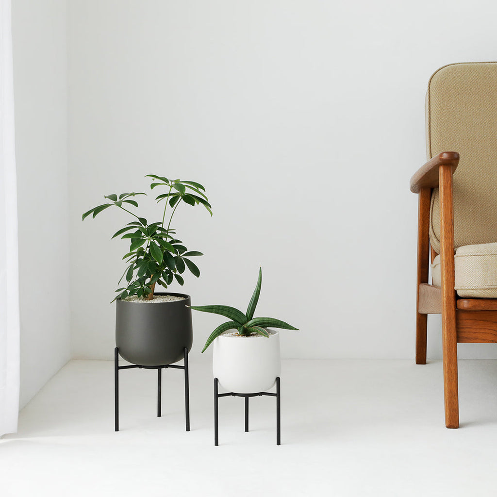 Kinto PLANT POT 211_ 160mm earth gray 2