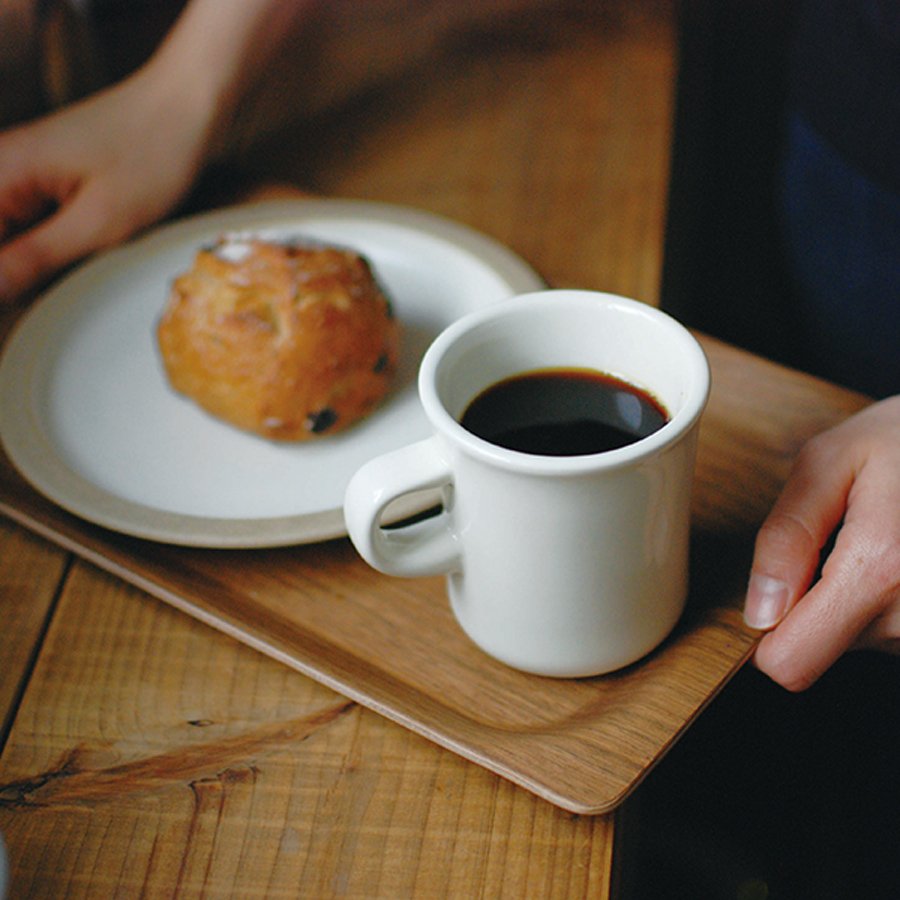 Kinto SCS tray 415x265mm walnut 2