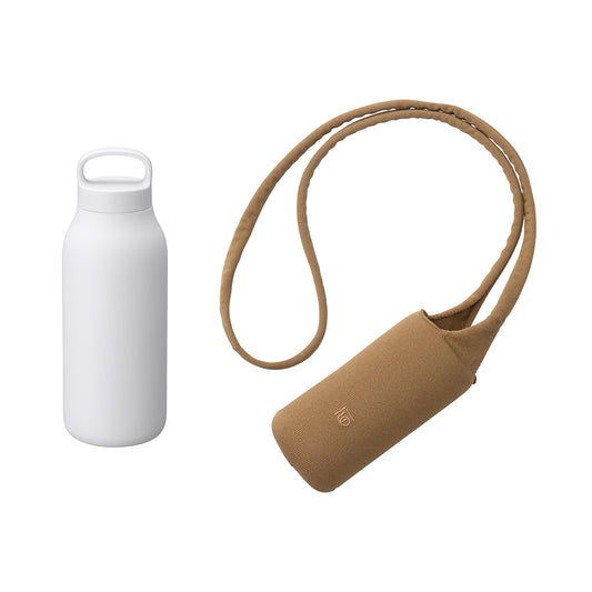 WATER TUMBLER 550 ml + FUTO porte-gourde à bandoulière