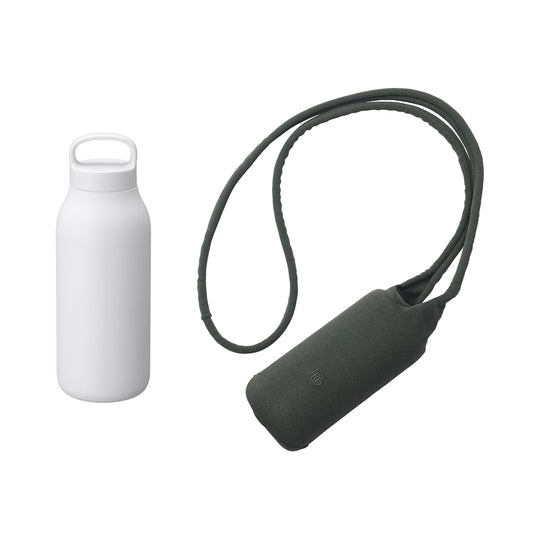 WATER TUMBLER 550 ml + FUTO porte-gourde à bandoulière