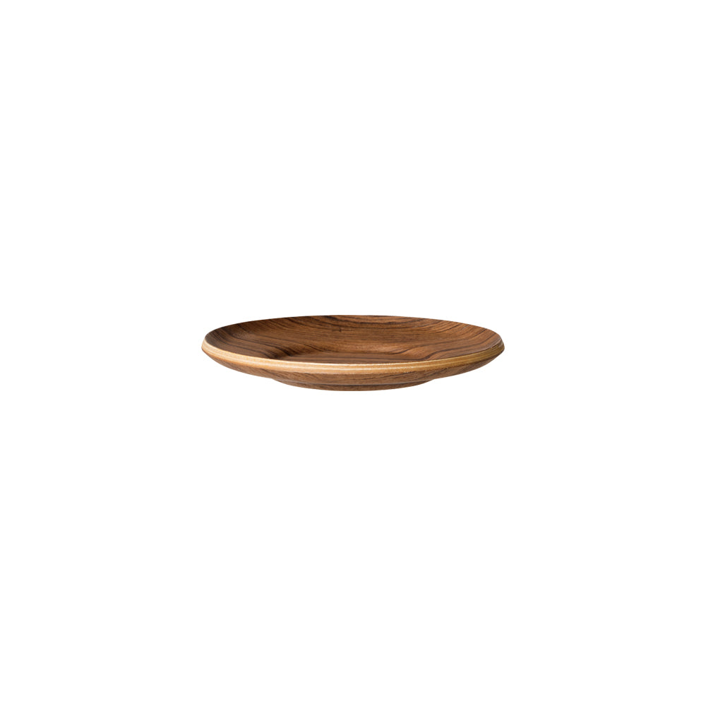 Kinto SEPIA nonslip saucer 130mm teak 0