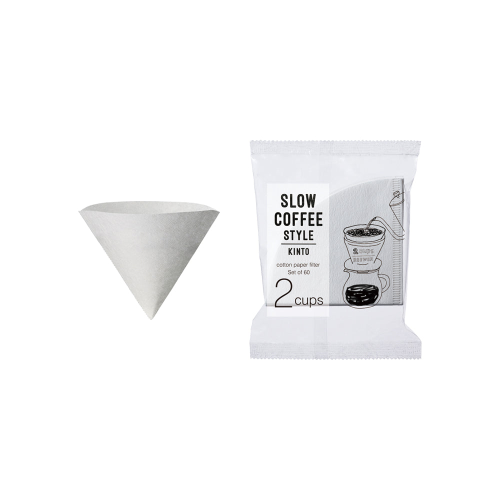 Kinto SCS cotton paper filter 2cups White 0