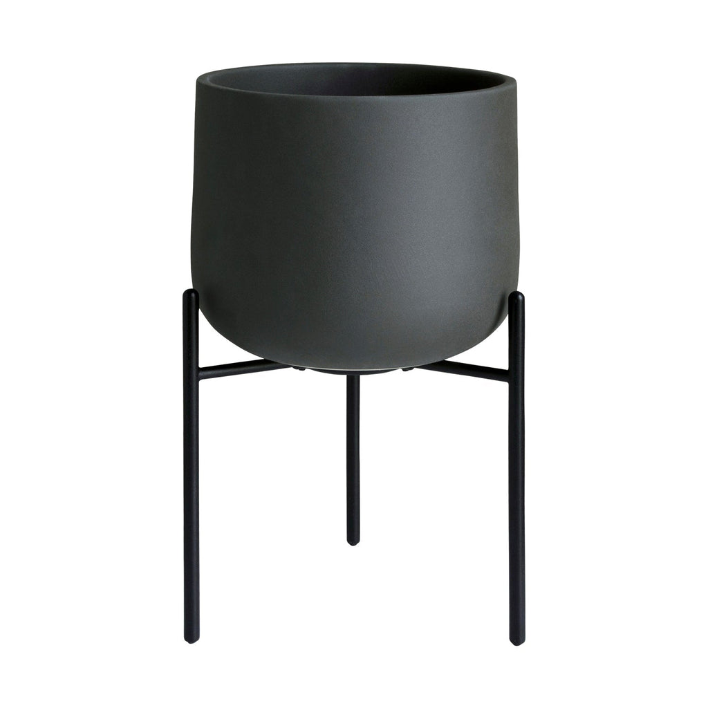 Pot de fleurs Kinto 211_ 160 mm, dark gray