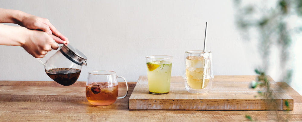 SUMMER DRINKS TO ENJOY WITH GLASSWARE - NON-ALCOHOL BANNER