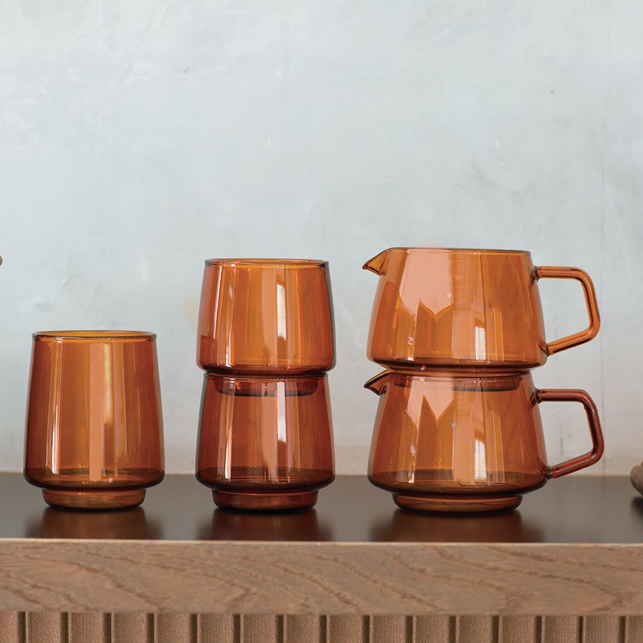 KINTO SEPIA JUG 2CUPS AMBER