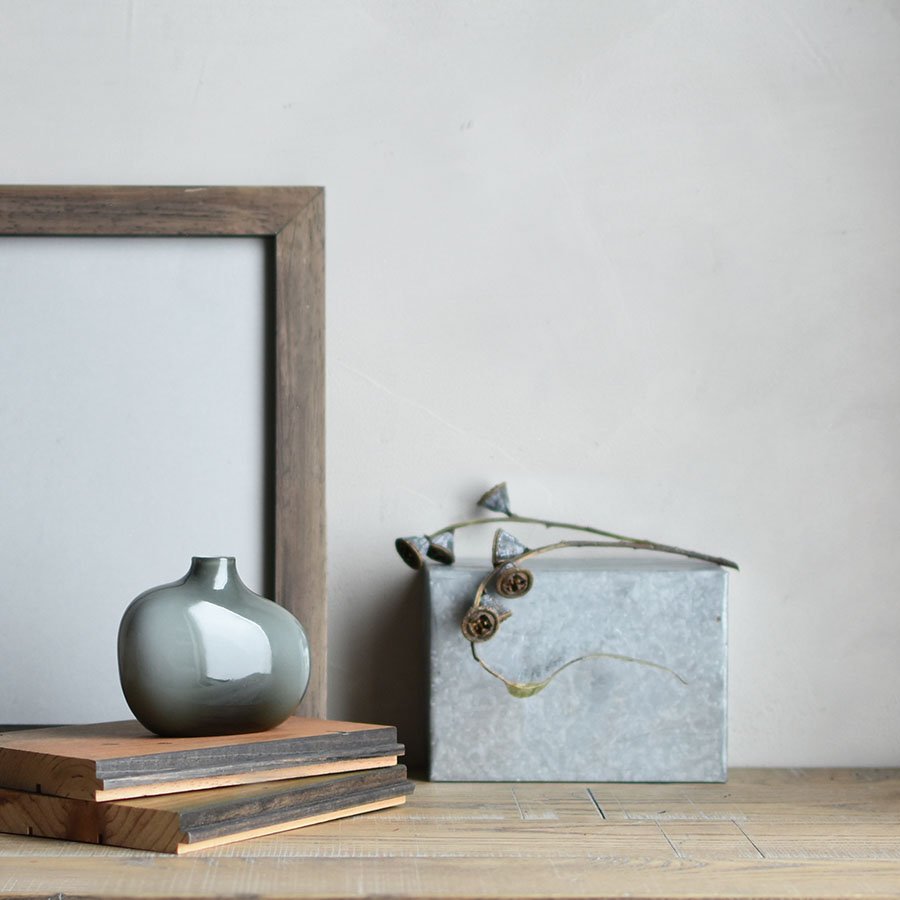 KINTO SACCO VASE GLASS 01 GRAY