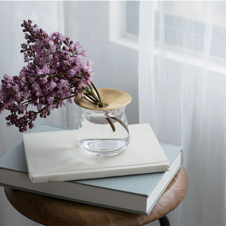 KINTO LUNA VASE 80X70MM CLEAR