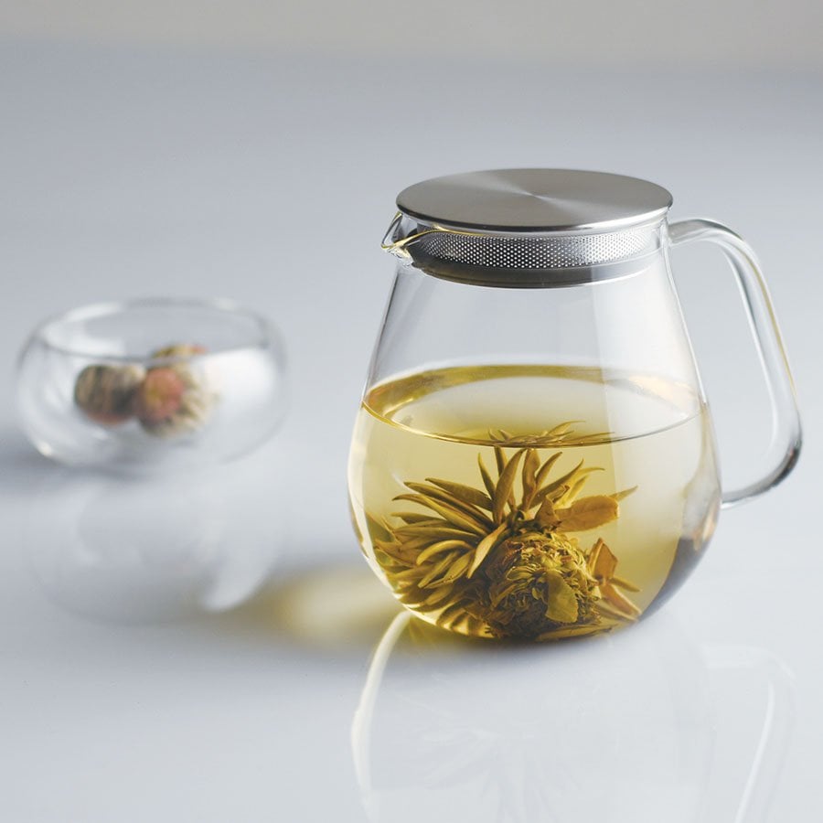 KINTO UNITEA ONE TOUCH TEAPOT 720ML CLEAR