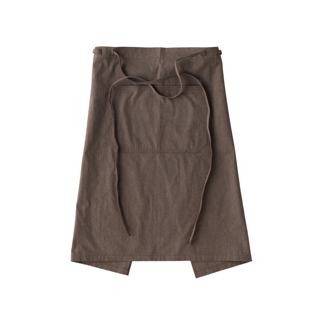 Kinto FUTO cotton half apron brown 0