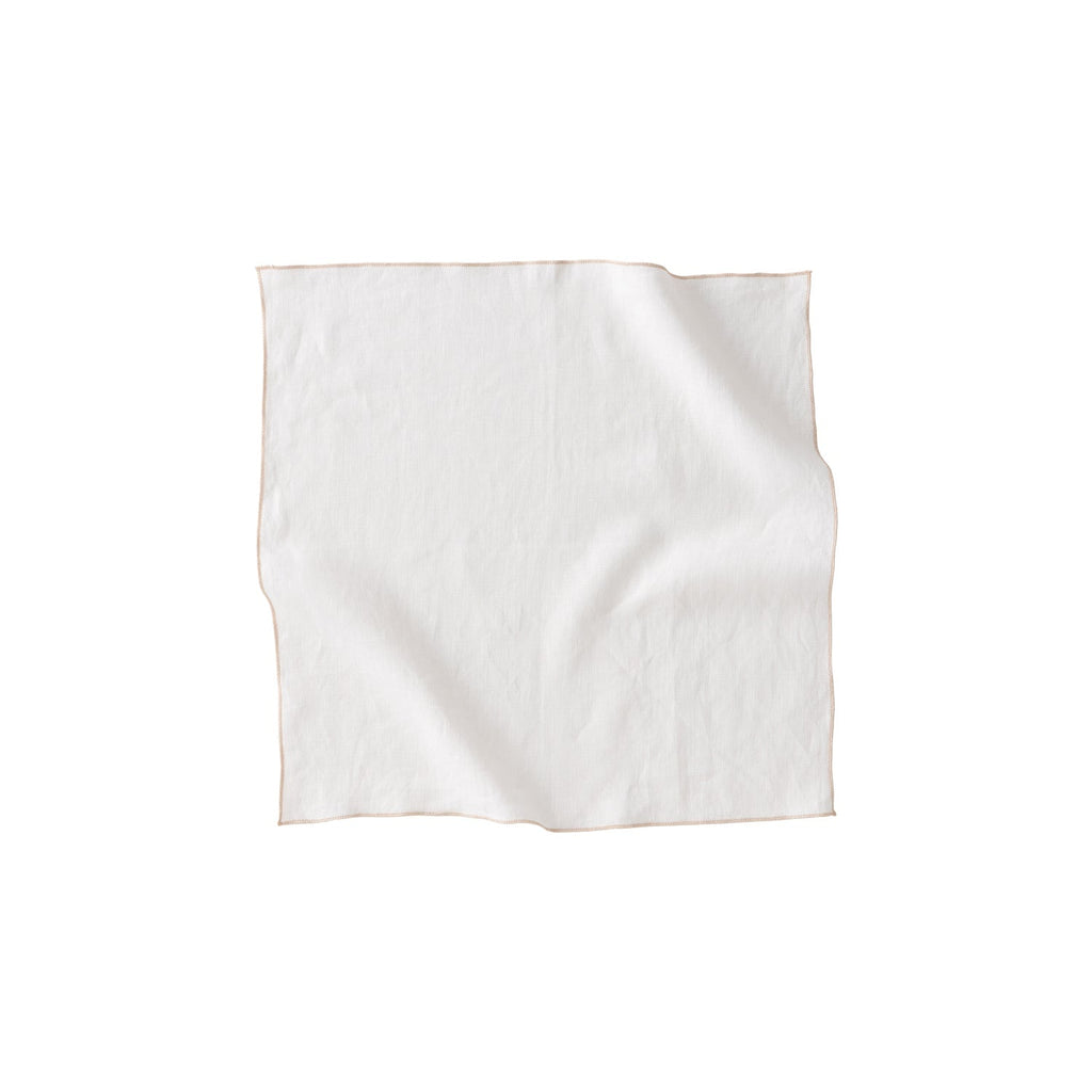 Kinto FUTO linen kitchen cloth 440x440mm white 0