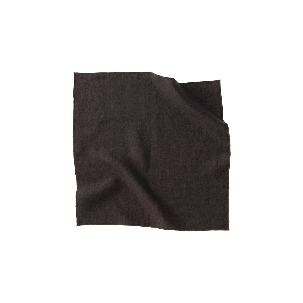 Kinto FUTO linen kitchen cloth 440x440mm charcoal 0