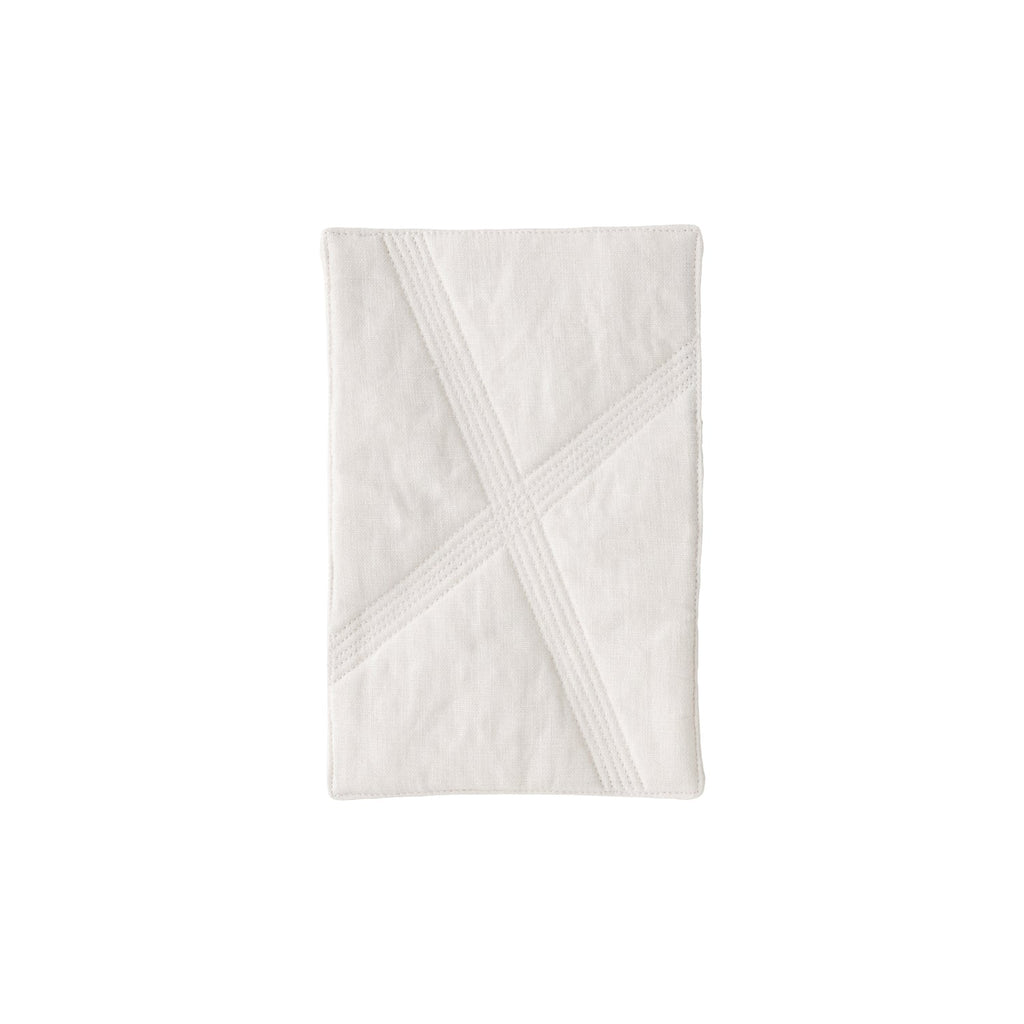 Kinto FUTO linen pot holder 200x130mm white 0