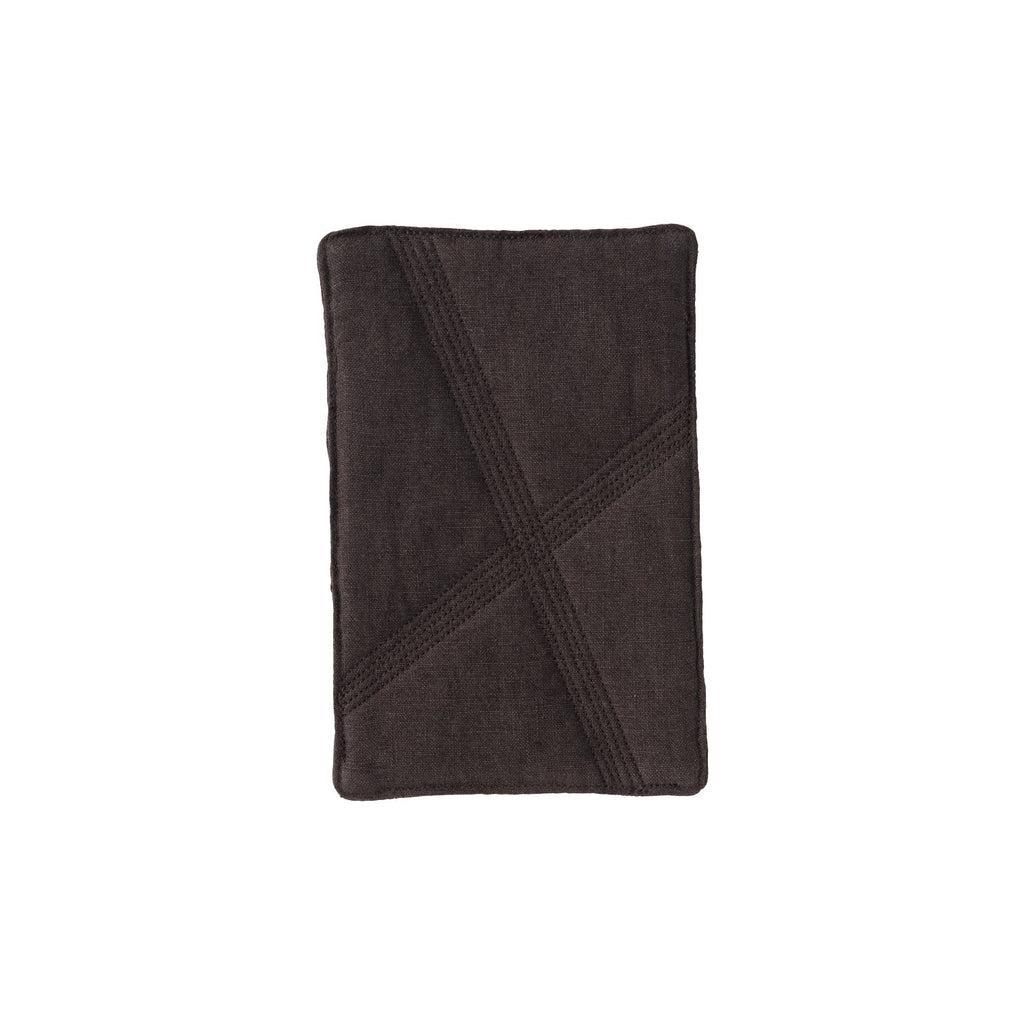 Kinto FUTO linen pot holder 200x130mm charcoal 0