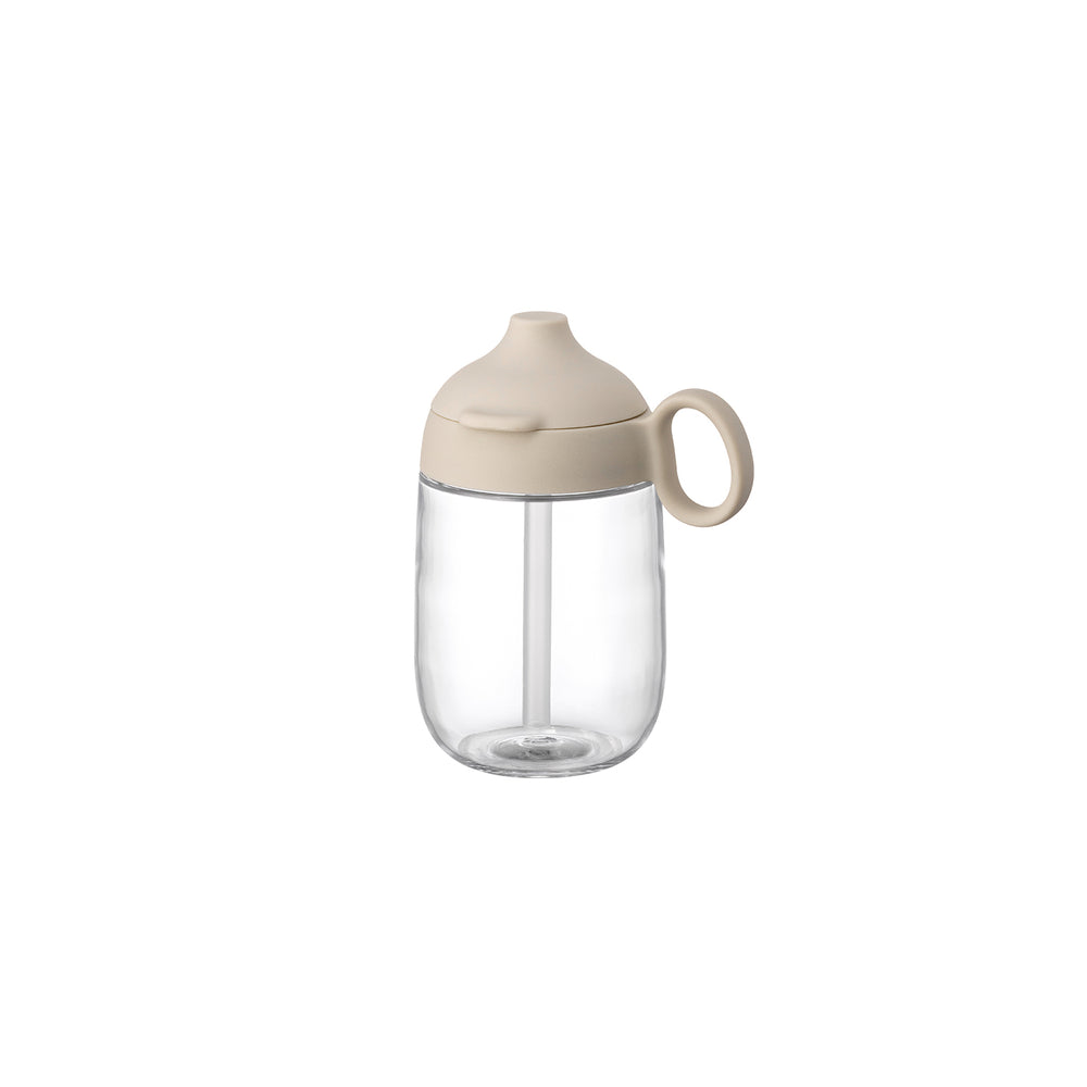  KINTO TASSE AVEC PAILLE BONBO 260ML  IVORY 