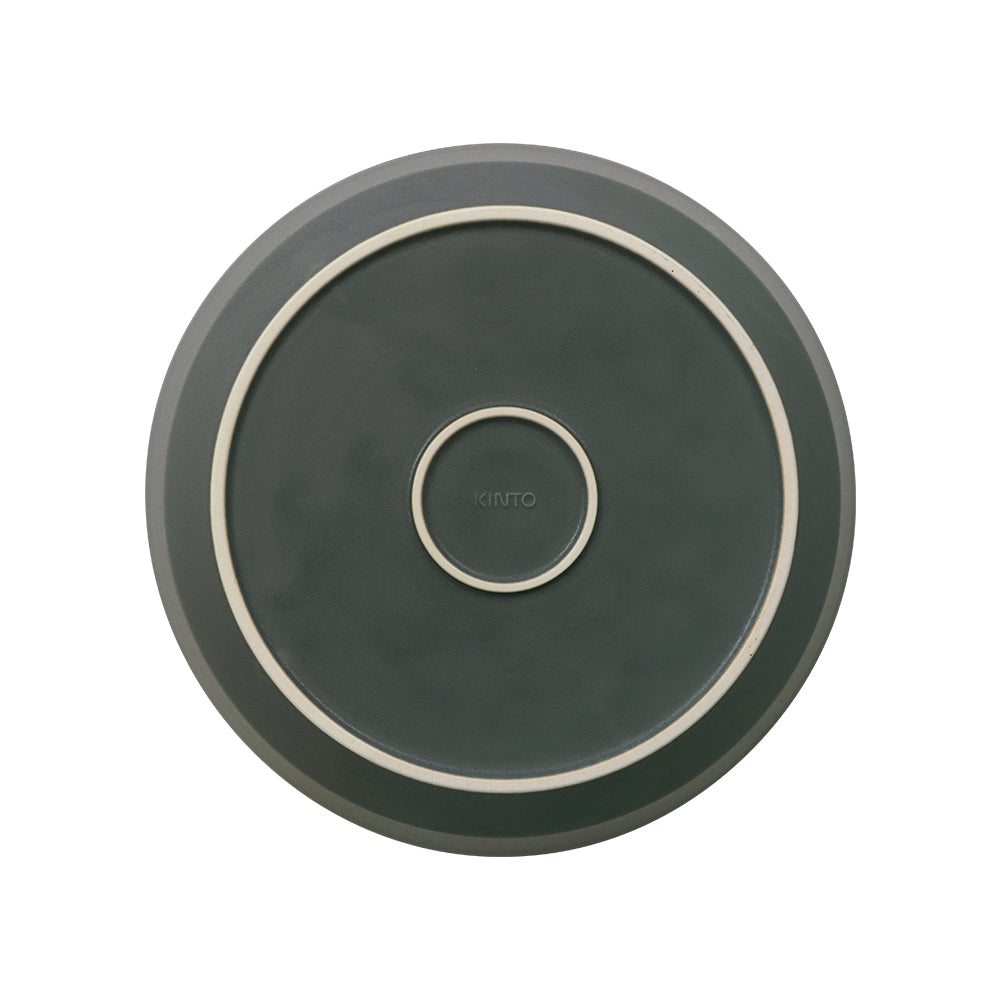 Kinto FOG deep plate 215mm dark gray 2