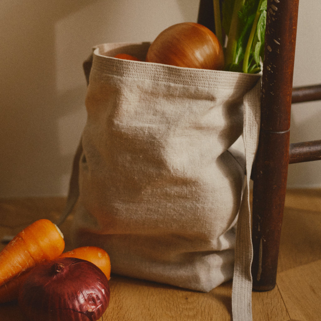 KINTO FUTO LINEN BREAD BAG 150X110X280MM NATURAL