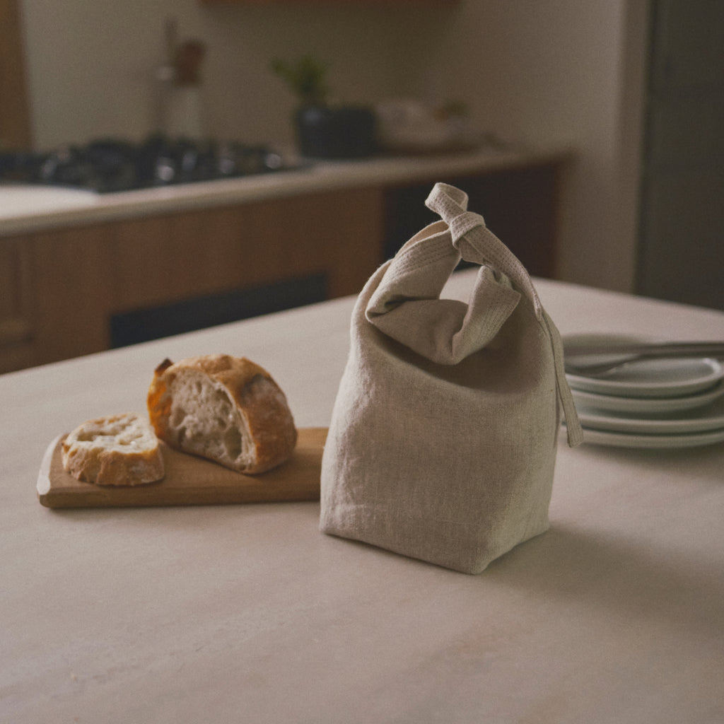 KINTO FUTO LINEN BREAD BAG 110X90X240MM NATURAL