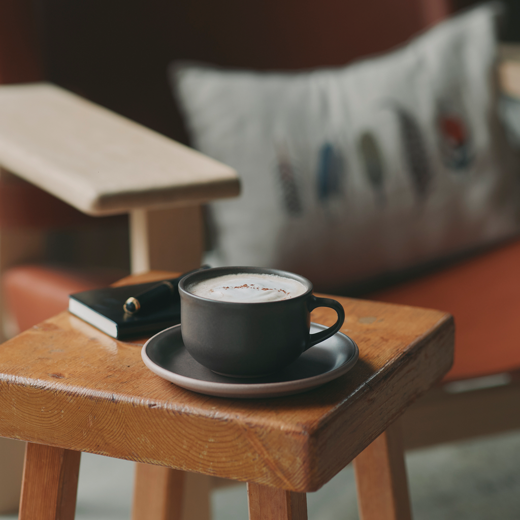 KINTO MUI CUP & SAUCER 300ML BROWN