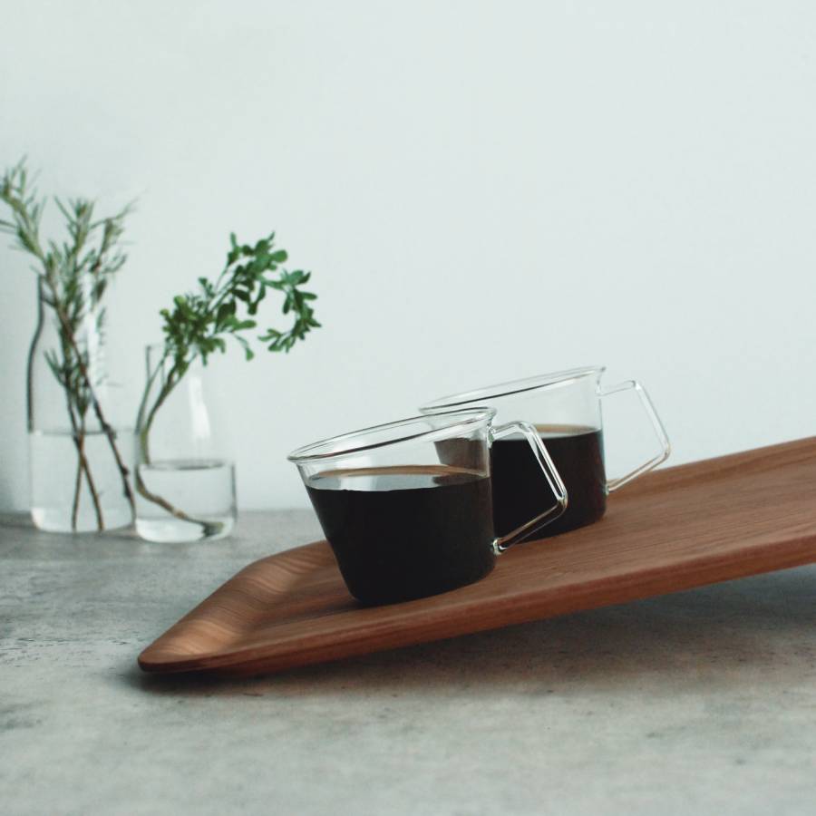 KINTO NONSLIP TRAY 360X280MM WILLOW