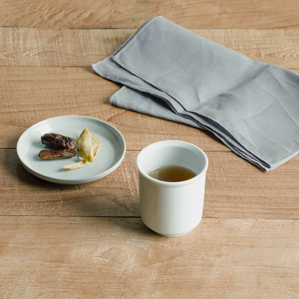 KINTO RIM TEA CUP 180ML EARTH GRAY