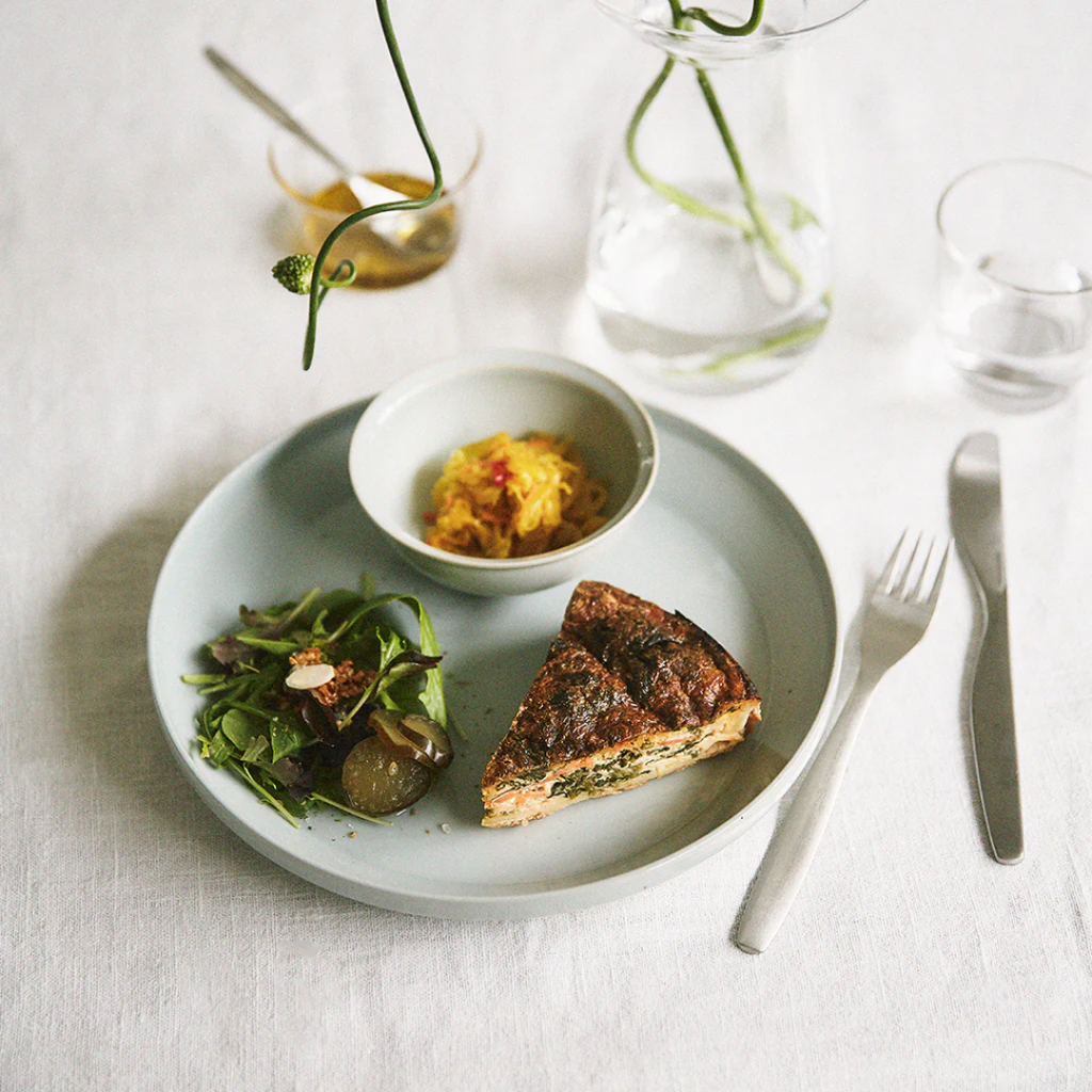 KINTO RIM PLATE 240MM EARTH GRAY