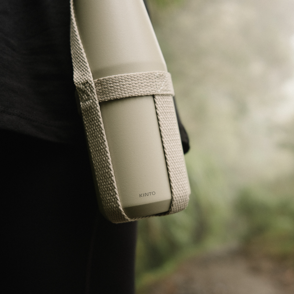 Kinto TUMBLER STRAP 77mm beige 2