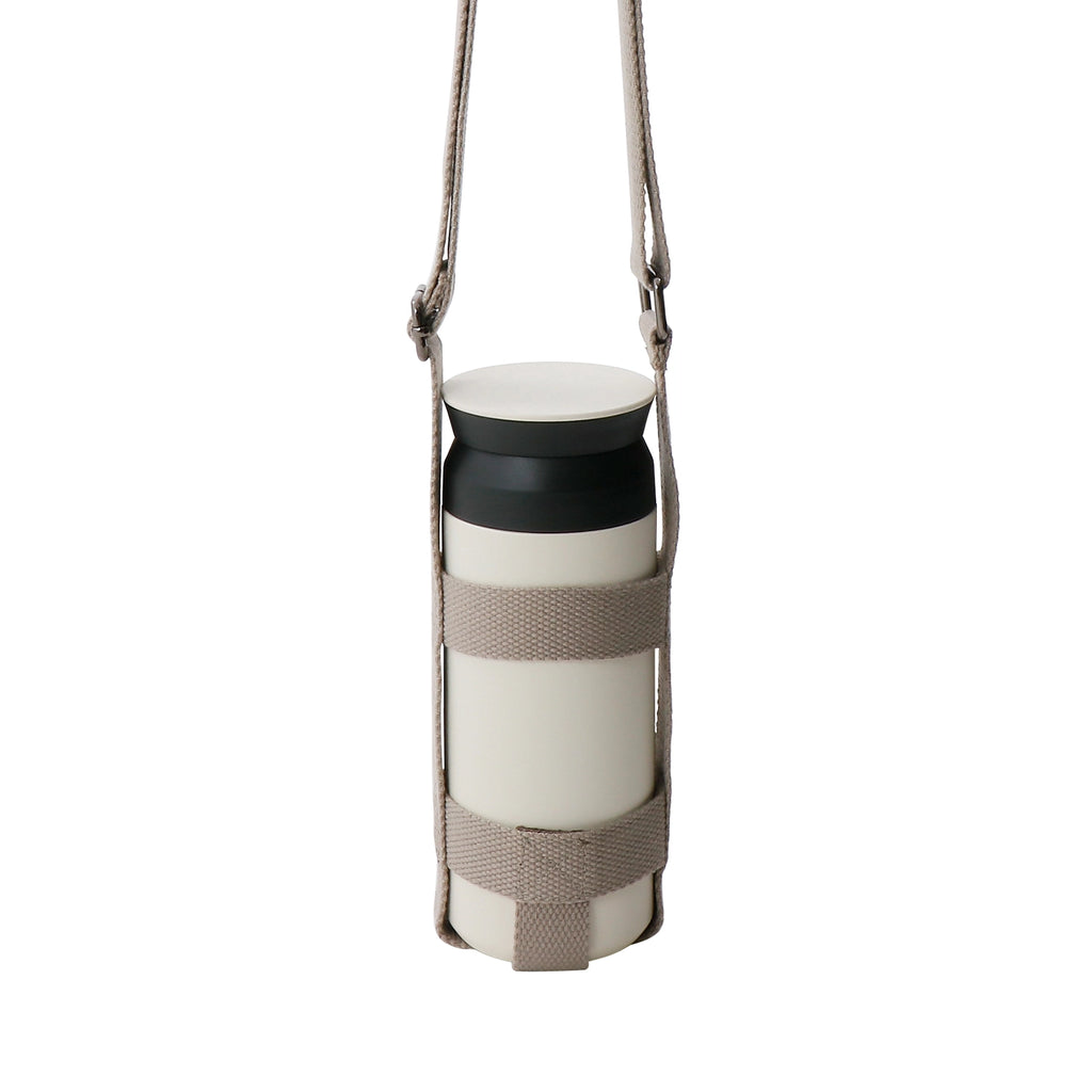 Kinto TRAVEL TUMBLER 500ml + TUMBLER STRAP 75mm white 1