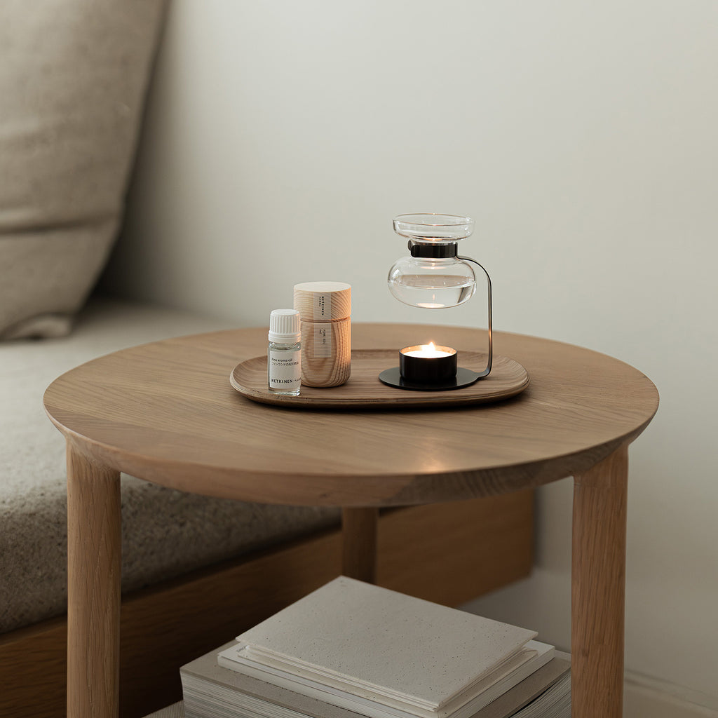 KINTO KINTO X HETKINEN GIFT SET: AROMA OIL WARMER + ORGANIC PINE OIL BLACK