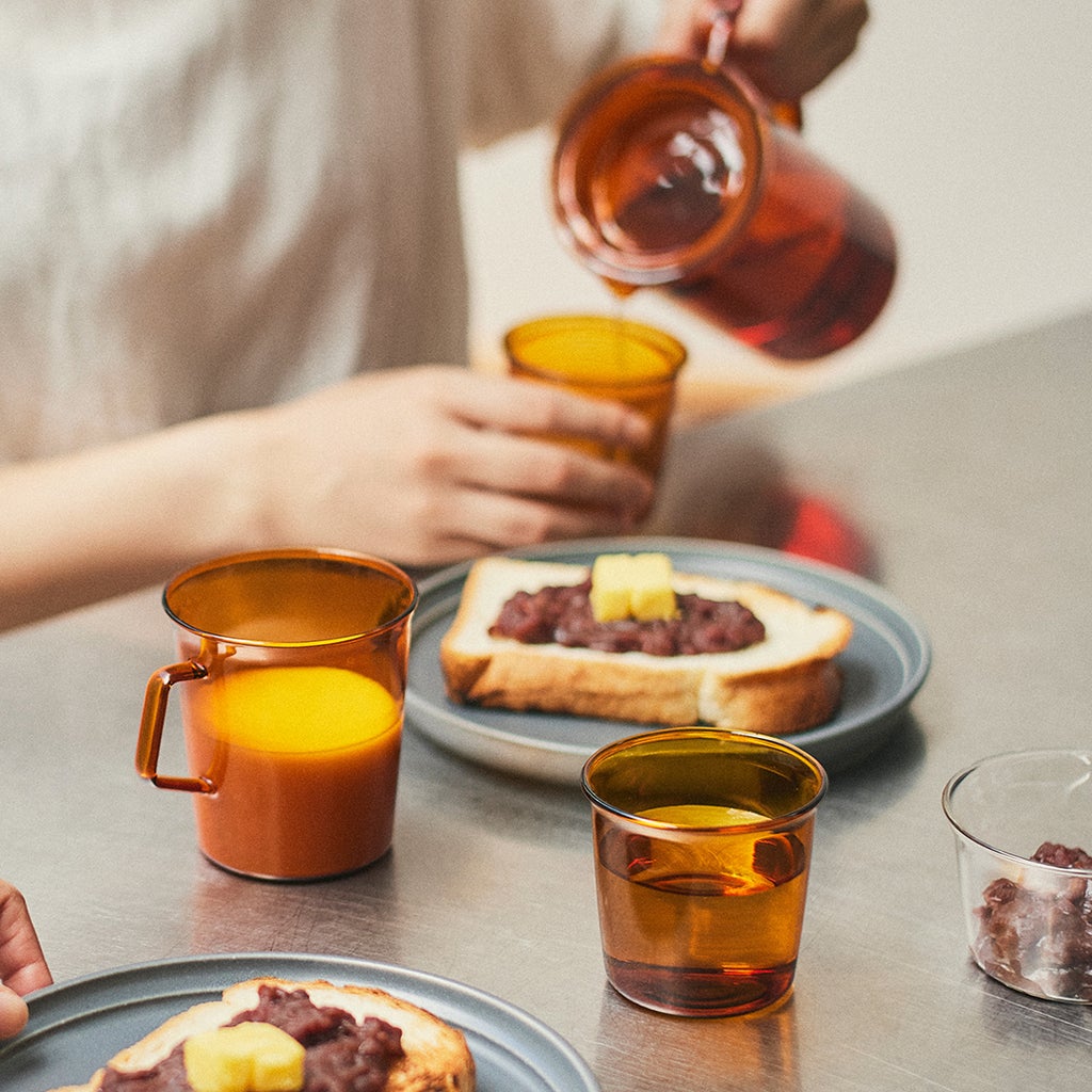 KINTO CAST AMBER GLASS 180ML AMBER