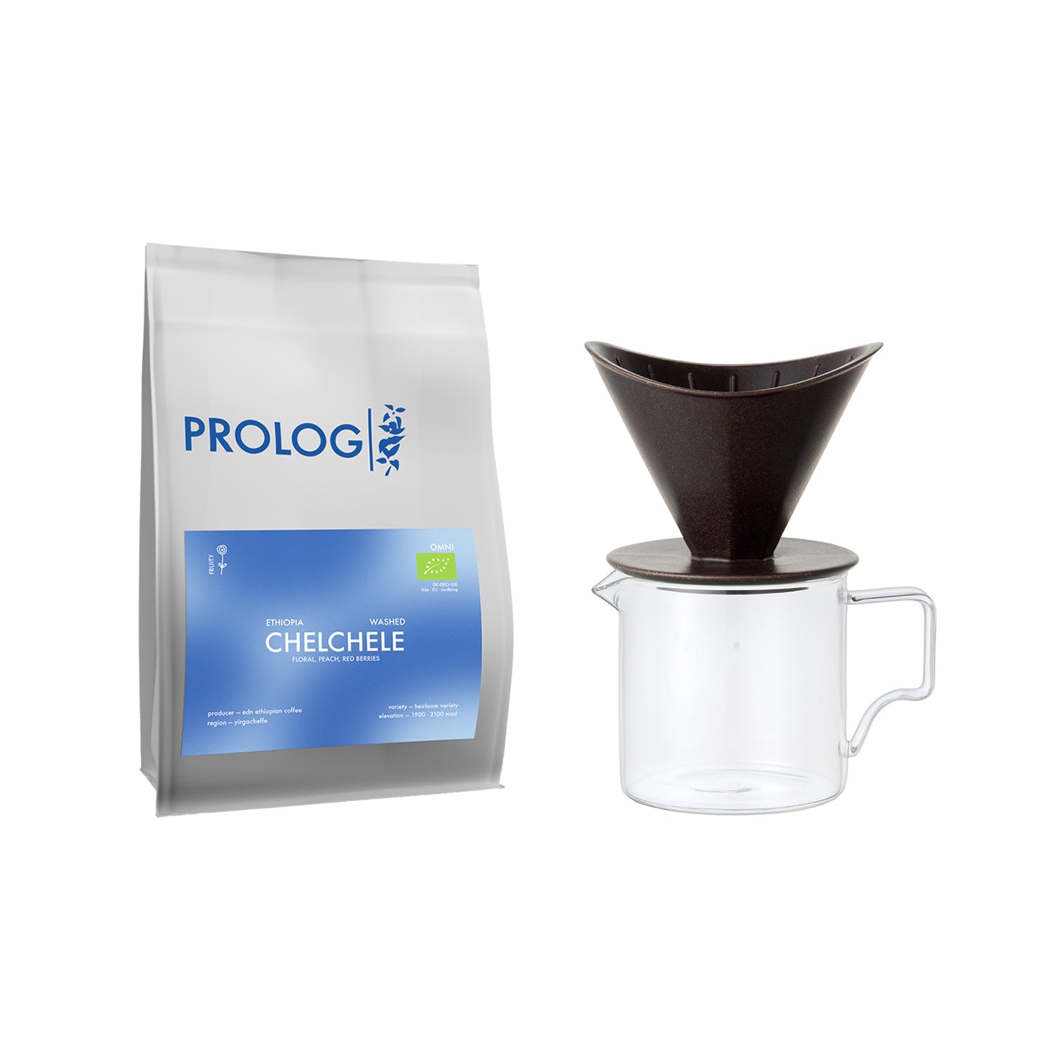 KINTO x Prolog Coffee Gift Set: OCT Brewer and Jug + Chelchele