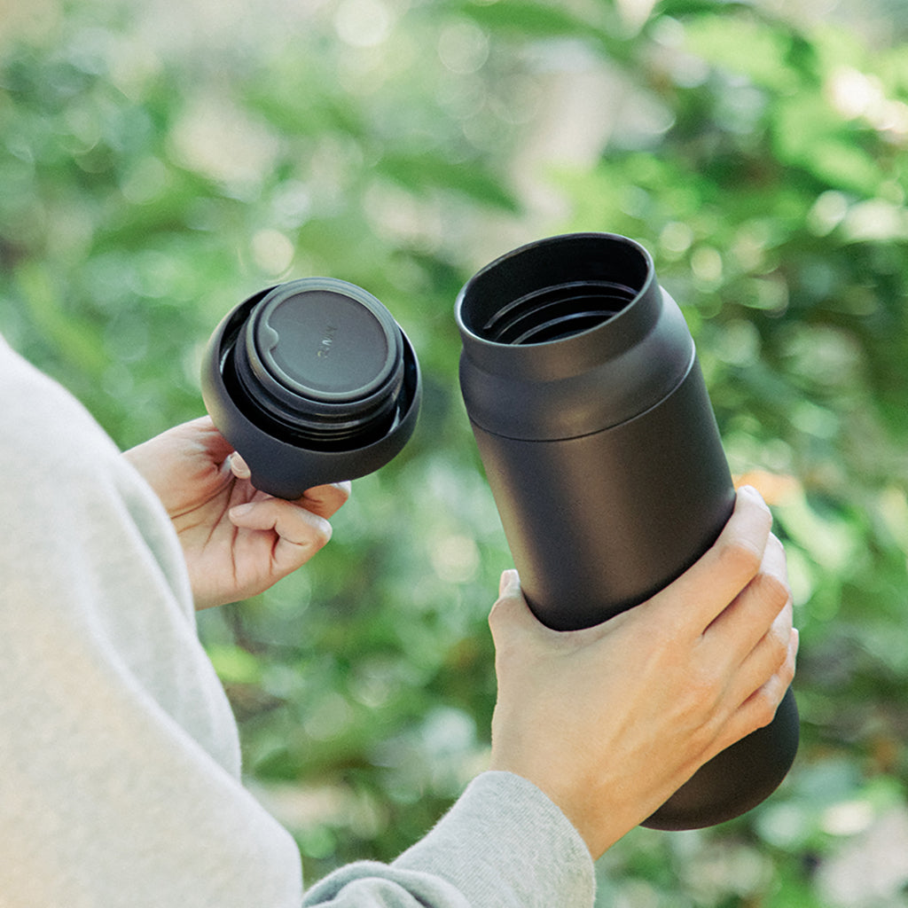 KINTO DAY OFF TUMBLER 900ML SILICONE RINGS BLACK