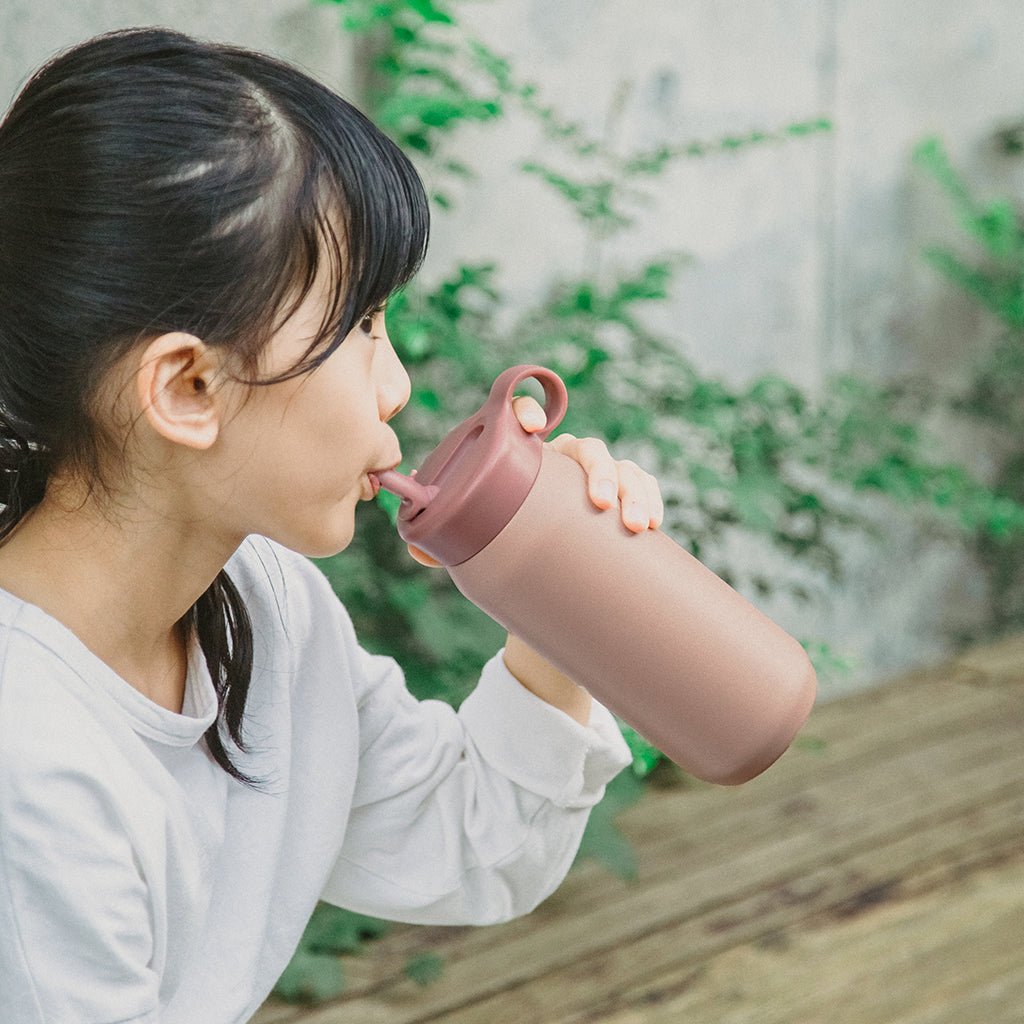 Kinto PLAY TUMBLER 480ml straw set of 2 clear 2